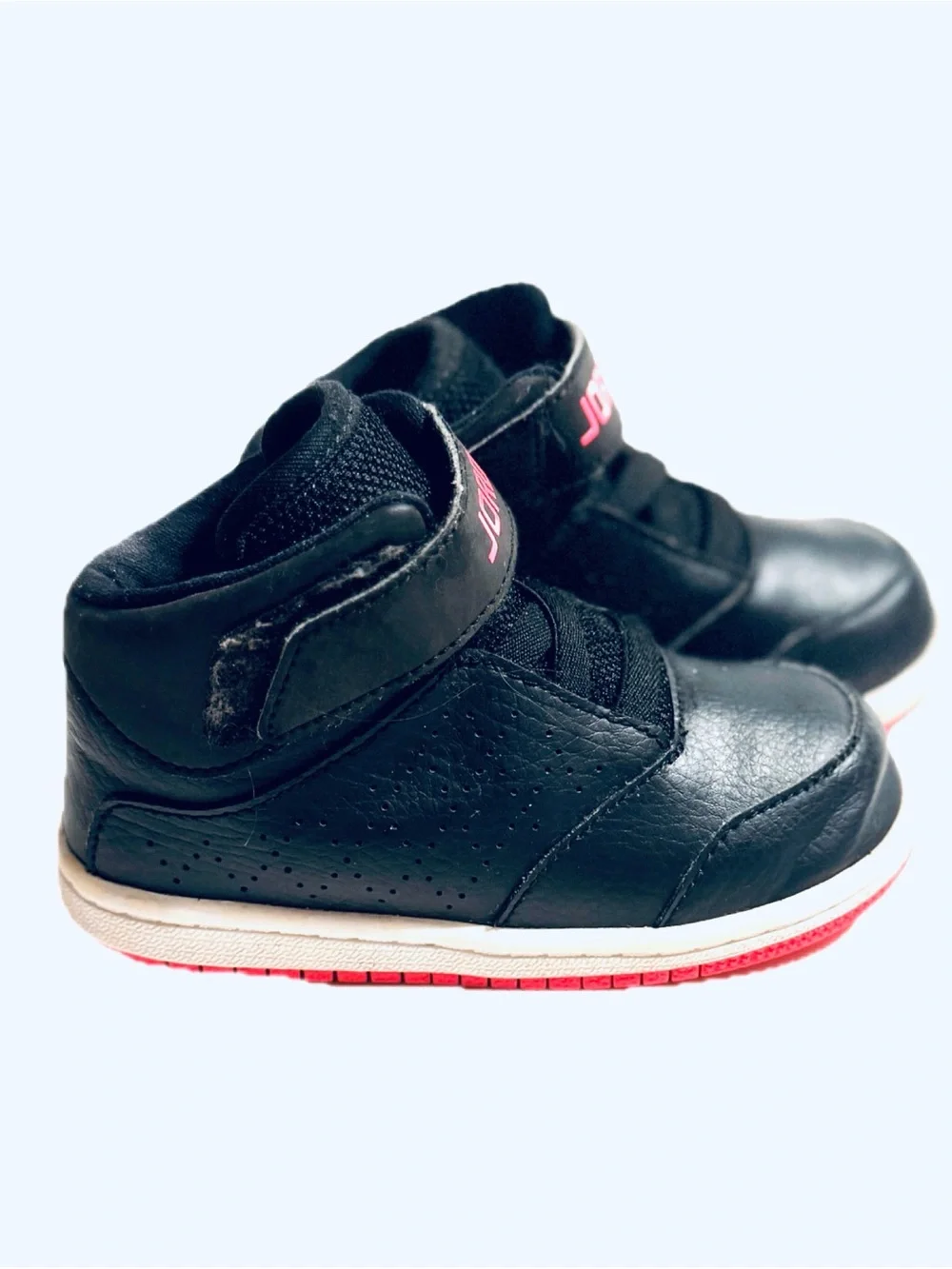 Nike Air Jordan High Mid T Leather Upper Ref Size Size 8c Toddler Sneakers